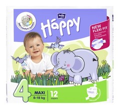 Подгузники-трусики Bella Baby Happy Maxi 4 (8-18 кг), 12 шт.