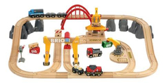 Набор железная дорога Brio с мостовым краном Люкс 33097