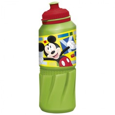Бутылка пластиковая (спортивная 530 мл). Микки Маус Акварель Disney