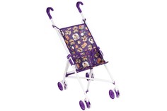 Коляска для кукол Melobo 9302W фиолетовый+мишки