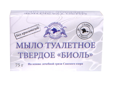 Мыло туалетное твердое Целебная сила Сакского озера Биоль 75 г