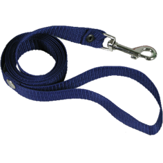 Универсальный поводок для собак Зооник, текстиль, синий, красный, длина 2 м