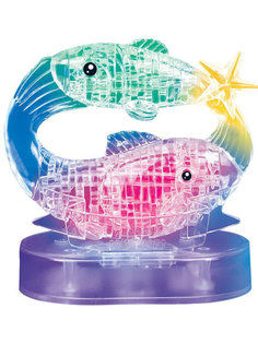 Головоломка 3D Crystal blocks. Рыбы , 45 деталей Город Игр
