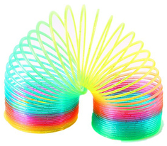 Пружинка "Летняя радуга", с блестками Shantou