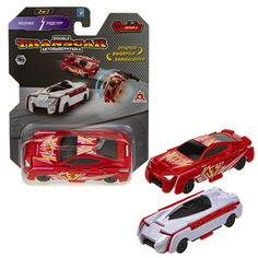 Игровой набор 1Toy Transcar Double, Молния-Родстер, 8 см