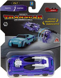 Игровой набор 1Toy Transcar Double, Ракета-Кабрио, 8 см