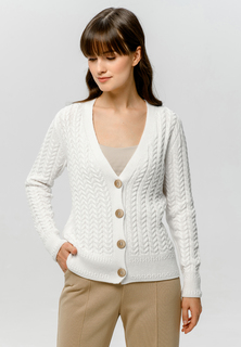 Кардиган женский Scandica Catrine белый 42 RU