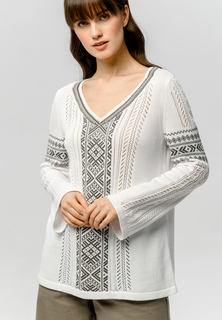 Пуловер женский Scandica Alice белый 50 RU