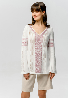 Пуловер женский Scandica Alice белый 42 RU