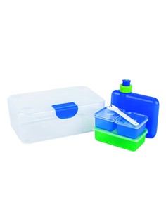 Ланч-бокс пищевой PREMIUM FRESH набор из 6 предметов контейнер 3шт Decor