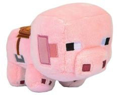 Мягкая игрушка Happy Explorer Saddled Pig, 16 см Minecraft TM03312
