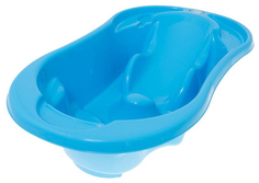 Ванночка для купания Tega Baby Комфорт 96 см с отливом и термометром синий