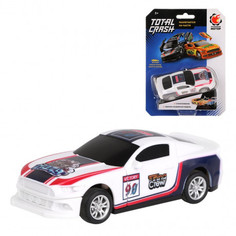 Машина TotalCrash, цвет: белый Пламенный мотор