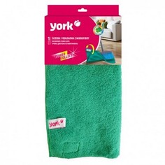 Салфетка из микрофибры для пола двухсторонняя с застежкой (50x60 York