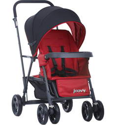 Коляска для погодок/двойни Joovy Caboose Graphite красный 8141