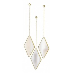 Набор из 3 зеркал настенных (17.5x4x29 см) Dima 358777-221 Umbra