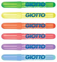 Фломастеры Turbo Giant Flui Maxi, 6 цветов Giotto