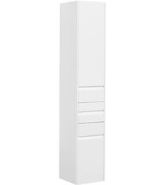 Шкаф-пенал для ванной Aquanet Палермо 35 белый