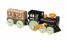 Поезд BRIO Ghost train призрак светящийся в темноте 33986