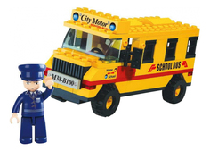 Конструктор Город Школьный автобус 105 деталей Sluban Г17740