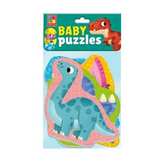 Мягкие пазлы Vladi Toys Baby puzzle Динозавры , VT1106-91 VT1106-91