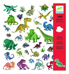 Наклейка декоративная для детской комнаты Djeco Dinosaurs