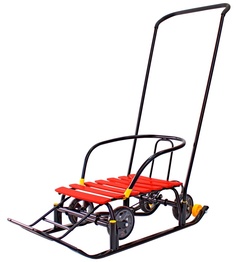 Санки детские классические Galaxy Snow Black Auto красный