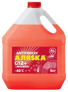 Антифриз Аляска Long Life G12+ красный 5кг Alyaska