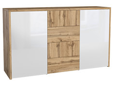 Комод Милана Комод Аризона 2712 Дуб Ватан / Белый лак Milana