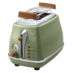 Тостер DeLonghi Icona Vintage CTOV 2103.GR Green Delonghi