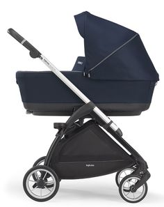 Коляска 4 в 1 Inglesina Electa System Quattro Soho Blue на шасси Silver Black