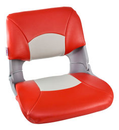 Кресло складное мягкое SKIPPER; цвет серый/красный Springfield