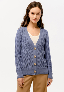 Кардиган женский Scandica Catrine голубой 44 RU