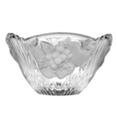 Конфетница 16,5 см матовая Crystal Bohemia "Фрукты" 122754