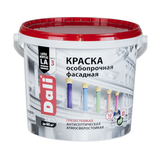 Краска "Dali" фасадная особопрочная База С 5 л "Рогнеда"