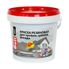 Краска резиновая "Dali" серая 1,3 кг "Рогнеда"