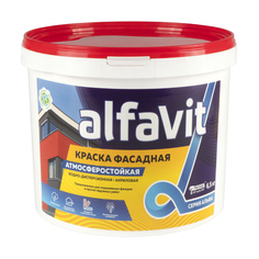 Краска в/д фасадная "Alfavit" 6,5 кг серия Альфа