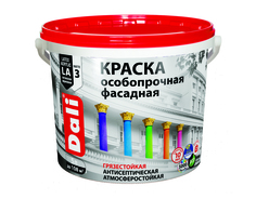 Краска "Dali" фасадная особопрочная База а 5 л "Рогнеда"