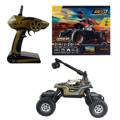 Машина раллийная 1toy драйв багги на р/у, с камерой, 4wd, 1:16 болотный T10973