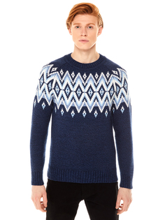 Джемпер мужской Scandica Zigzag синий 188