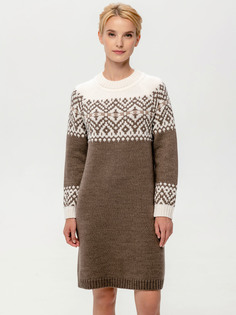 Платье женское Scandica Juliette коричневое 44