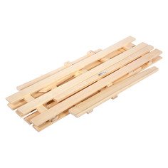 Скамейка со спинкой разборная Банные штучки 130x50x40 см