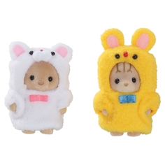 Игровой набор Sylvanian FamiliesМалыши в костюмчиках (Котенок и Цыпленок) 5597
