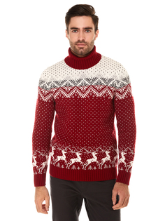 Свитер мужской Scandica Reins красный 188