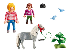 Игровой набор Playmobil PLAYMOBIL Ферма Пони: Пони на прогулке