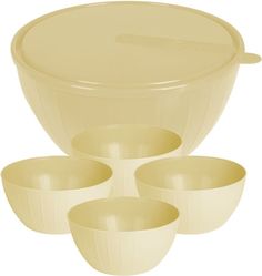 Набор салатников Giaretti Bono 0,6 л (4 шт) + 5 л 304х281х113 мм