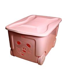 Ящик для игрушек Little Angel COOL 50 литров нежно-розовый
