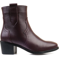 Полусапоги женские Юничел 5D3273 бордовые 39 RU