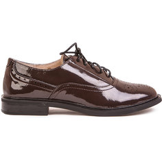 Полуботинки женские Юничел 5F7532 коричневые 37 RU