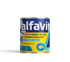 Грунт "Alfavit" гф-021 быстросохнущий красно-коричневый 1,9 кг Серия Альфа